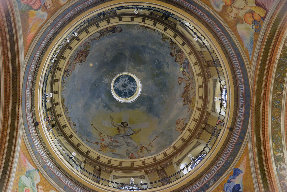 35 Dome With Paintings Of Christ In Salta Cathedral